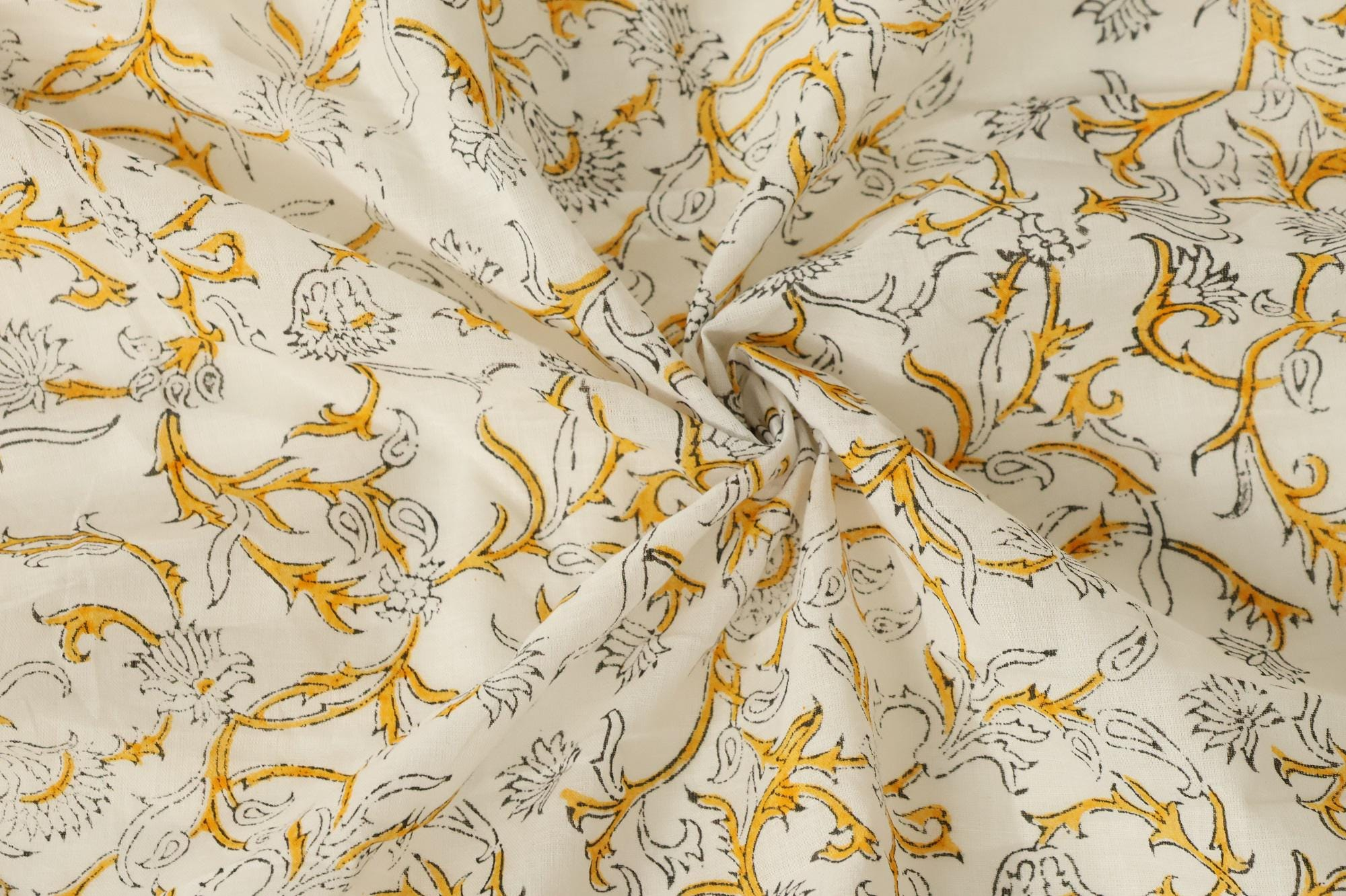 Lime Green Paisley Botanical Bandana Scarf - Image 3